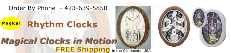 Rhythm Clocks Free Shipping